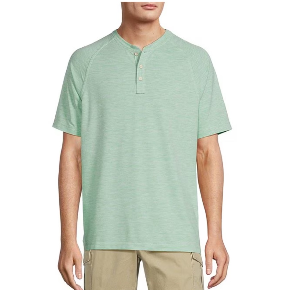 Tommy Bahama Coasta Vera Short Sleeve Henley T-Shirt